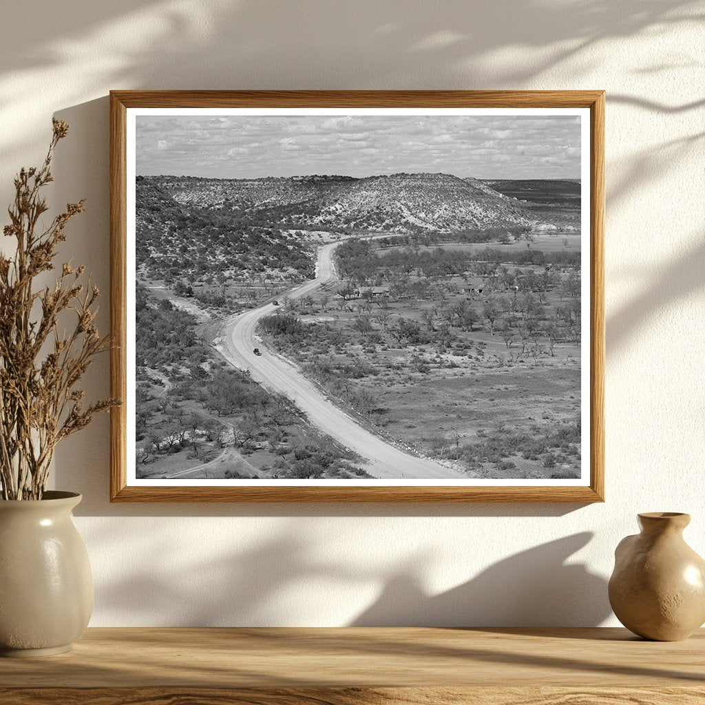 Vintage Kimble County Texas Landscape March 1940