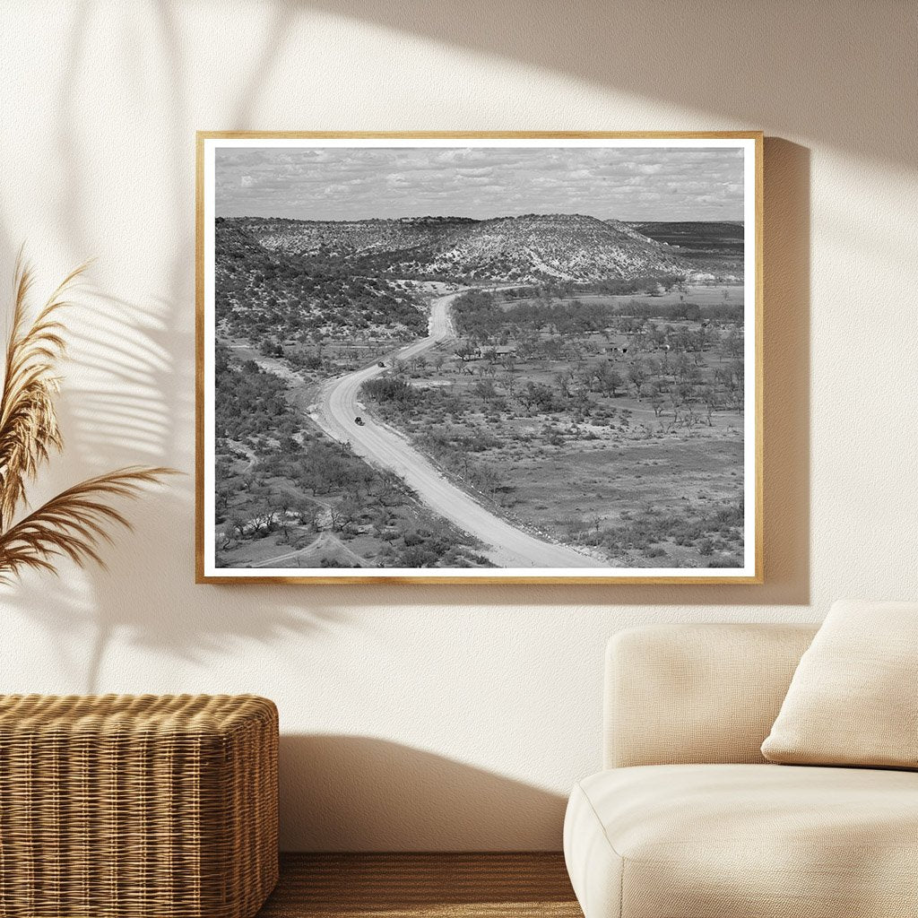 Vintage Kimble County Texas Landscape March 1940