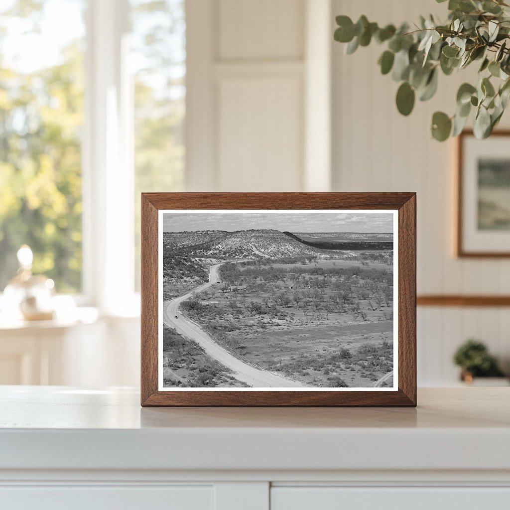 Kimble County Texas Landscape for Livestock March 1940