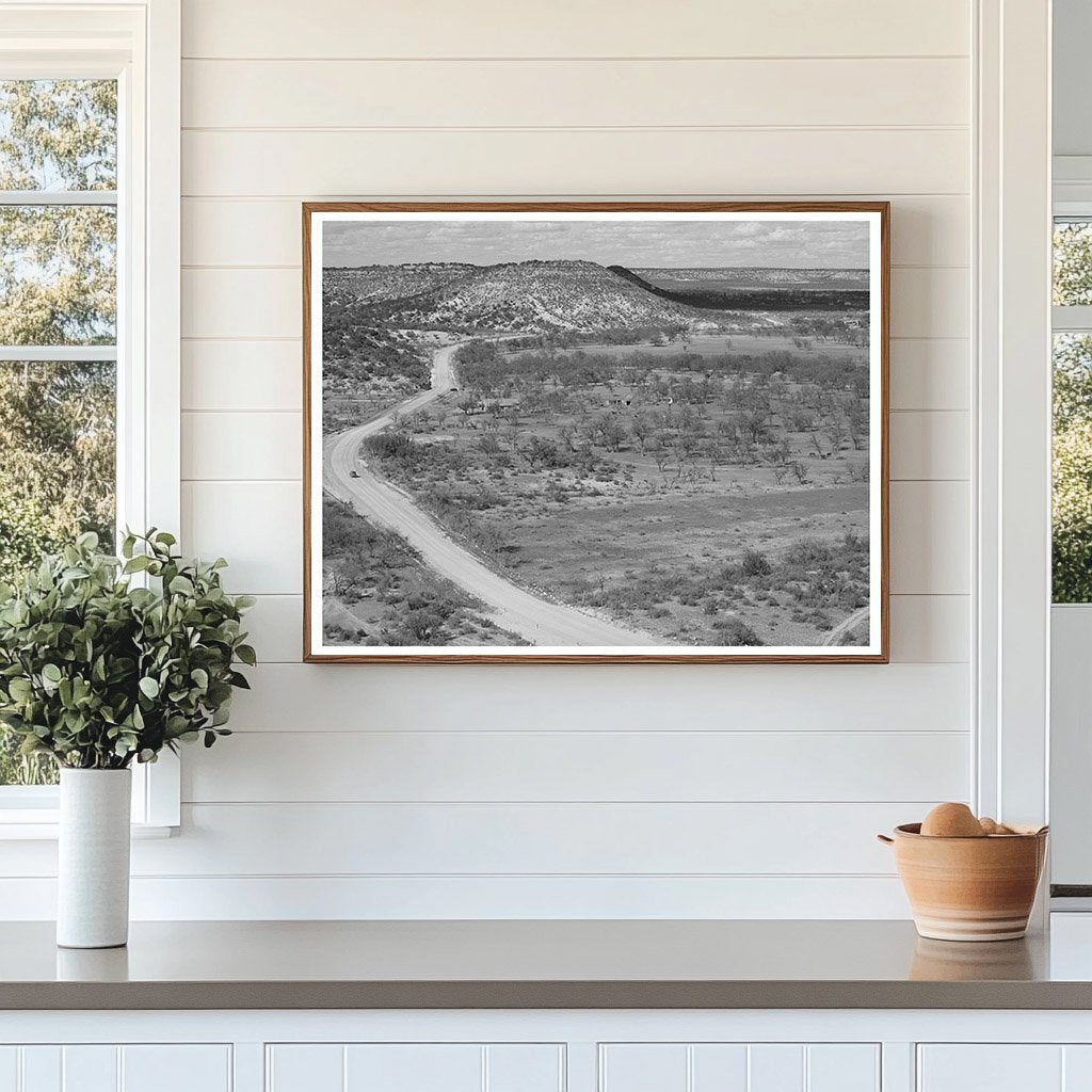 Kimble County Texas Landscape for Livestock March 1940