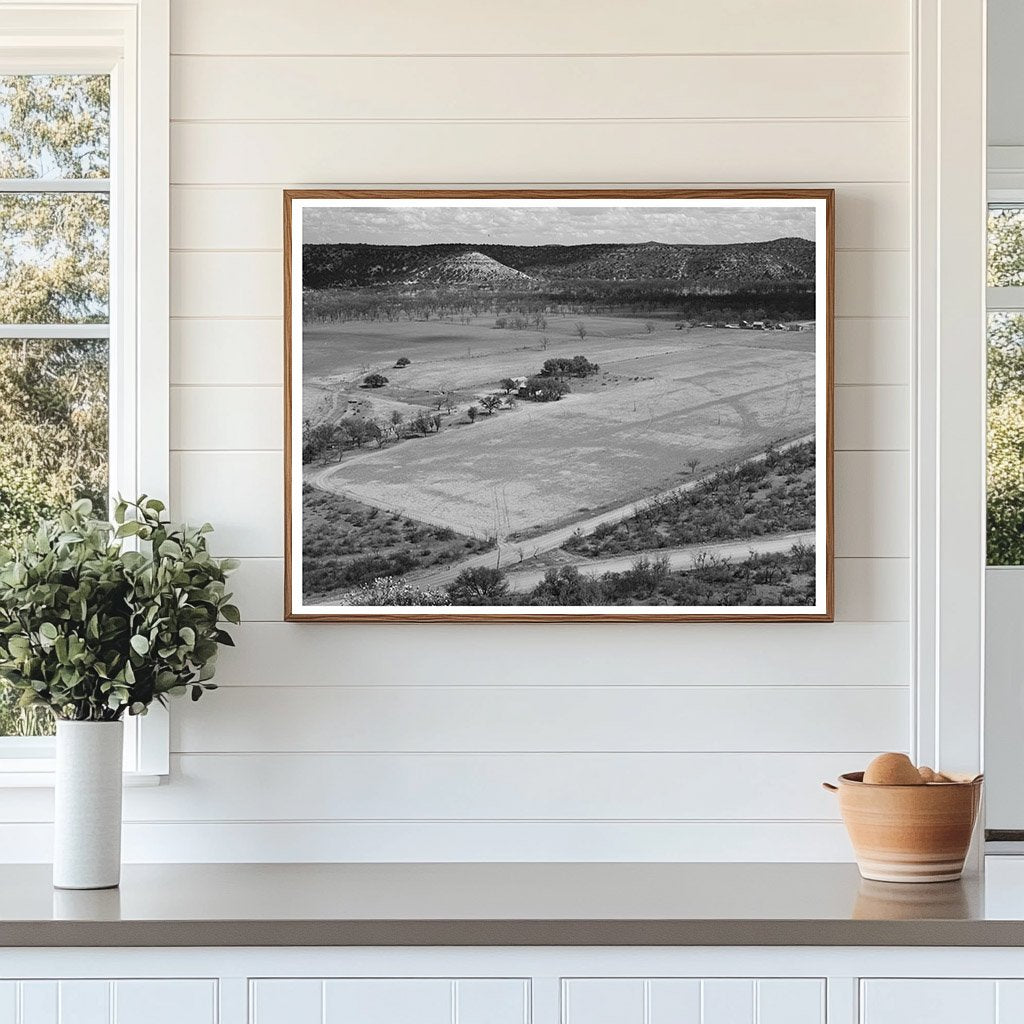 Ranch House and Pastures Kimble County Texas 1940