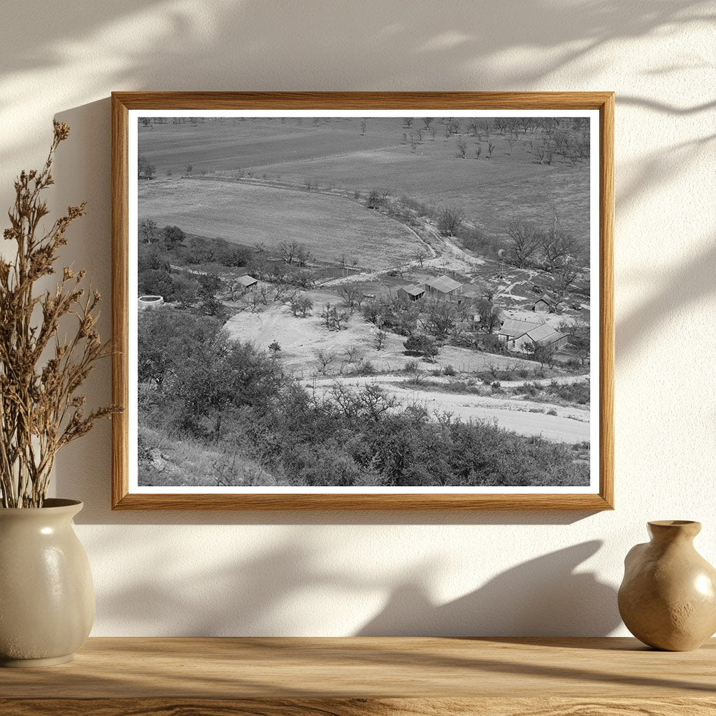 Sheep and Goat Ranch in Kimble County Texas March 1940