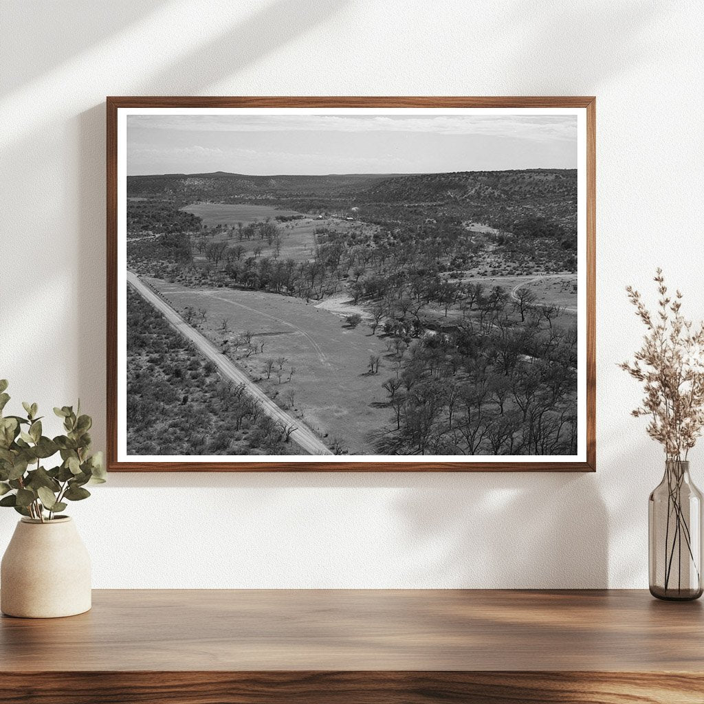 Vintage Kimble County Texas Scene March 1940