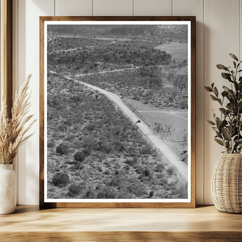 Kimble County Texas Countryside March 1940 Landscape
