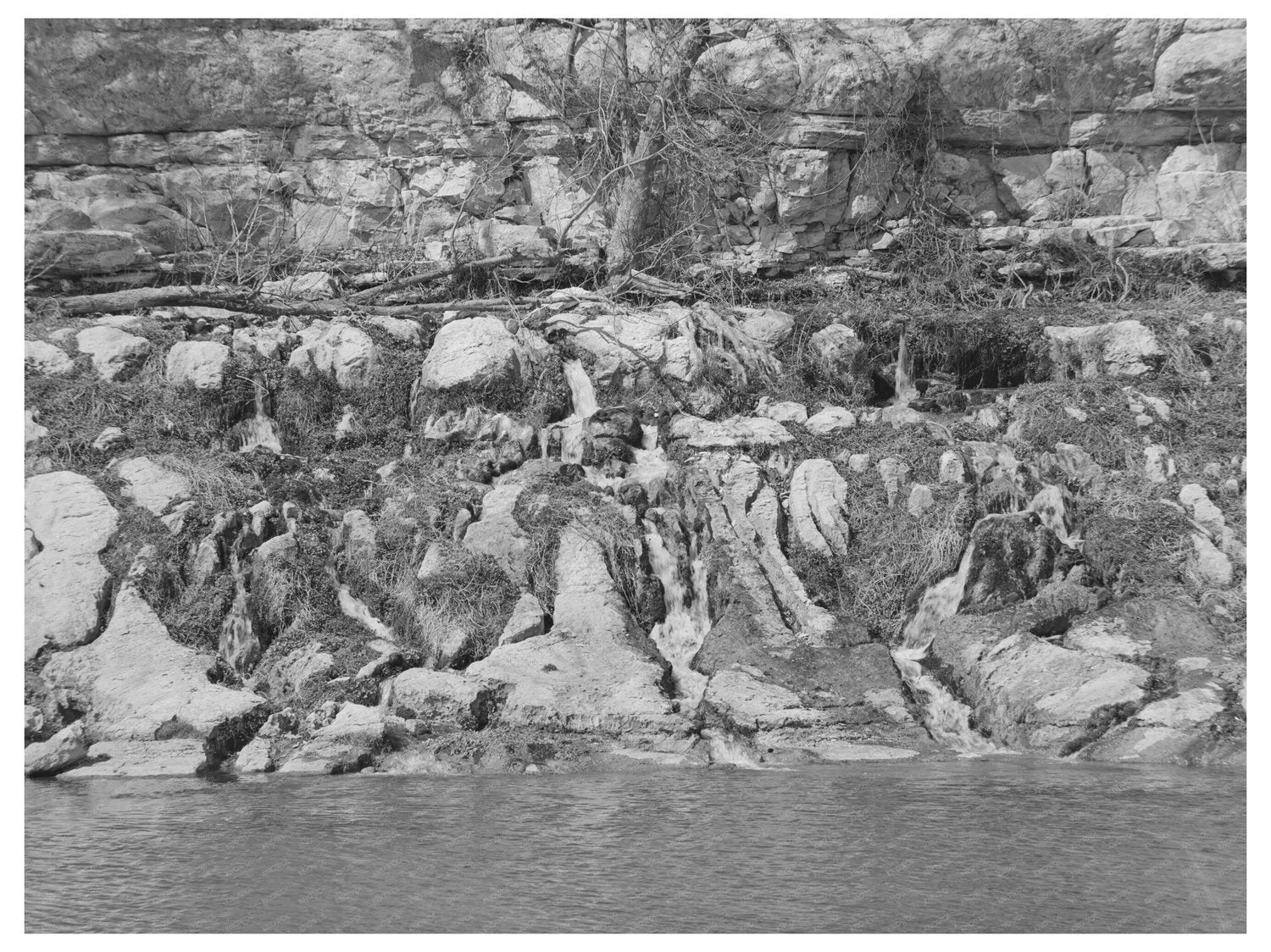 Seven Hundred Springs Llano River Texas March 1940