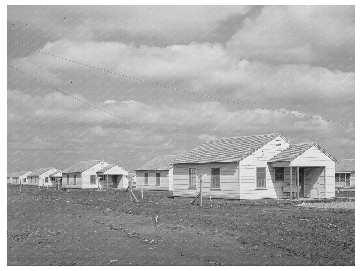 Robstown Texas Migratory Labor Camp Houses 1940