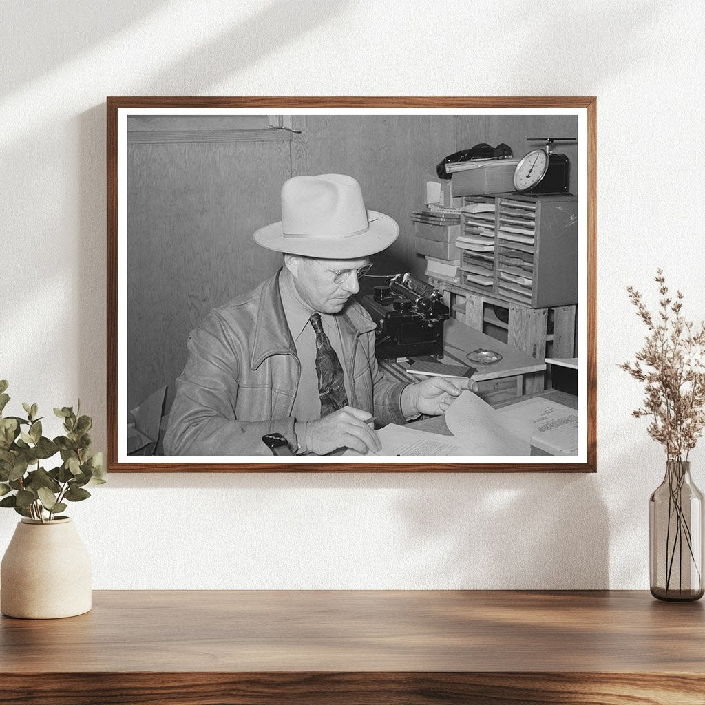 Camp Manager at Migratory Labor Camp Sinton Texas 1940