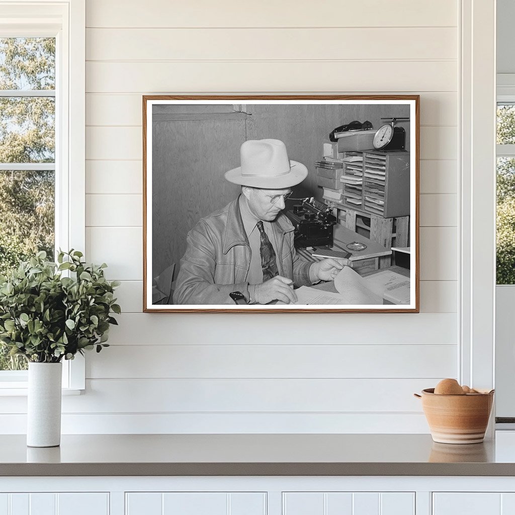 Camp Manager at Migratory Labor Camp Sinton Texas 1940