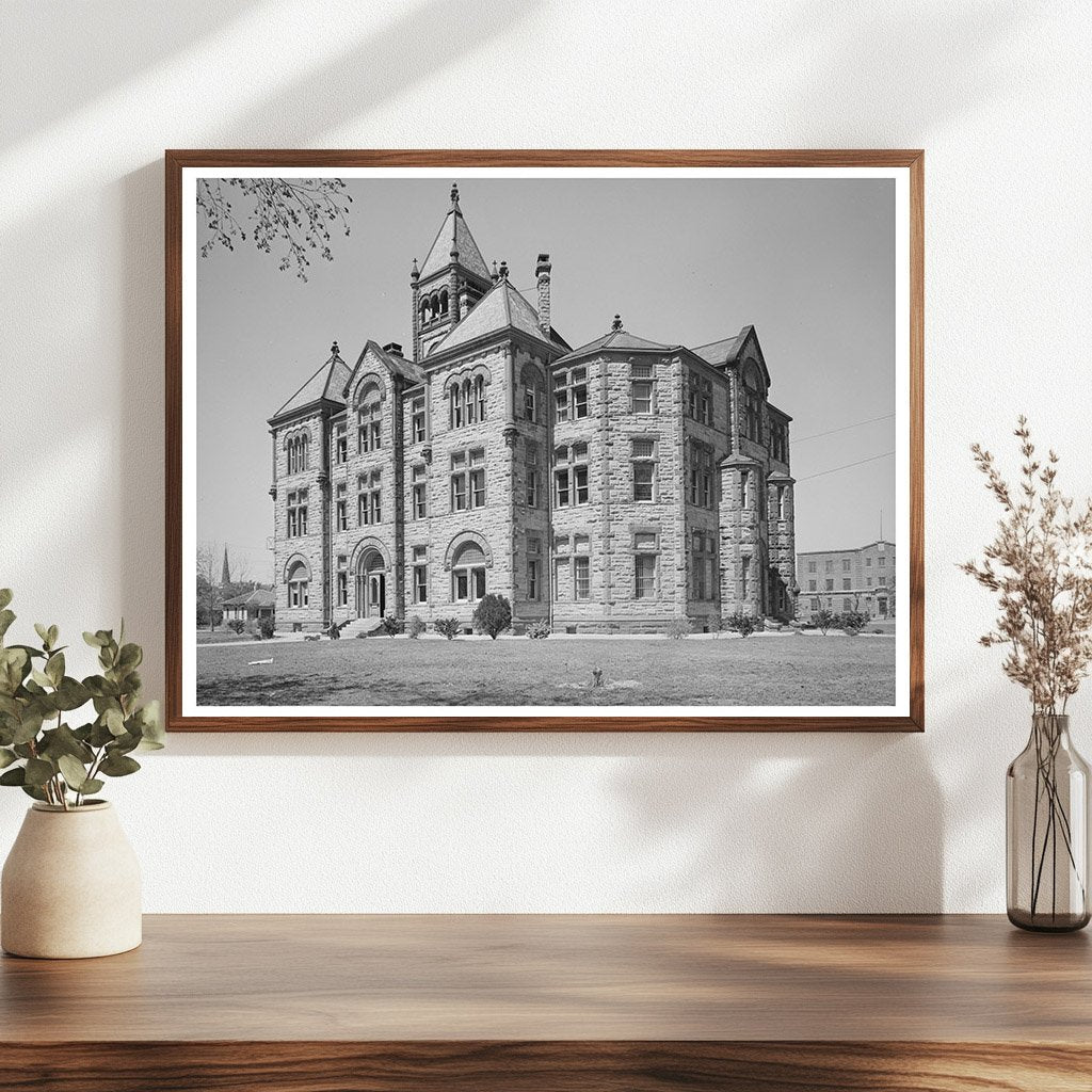 Cuero Texas Courthouse March 1940 Historic Photo