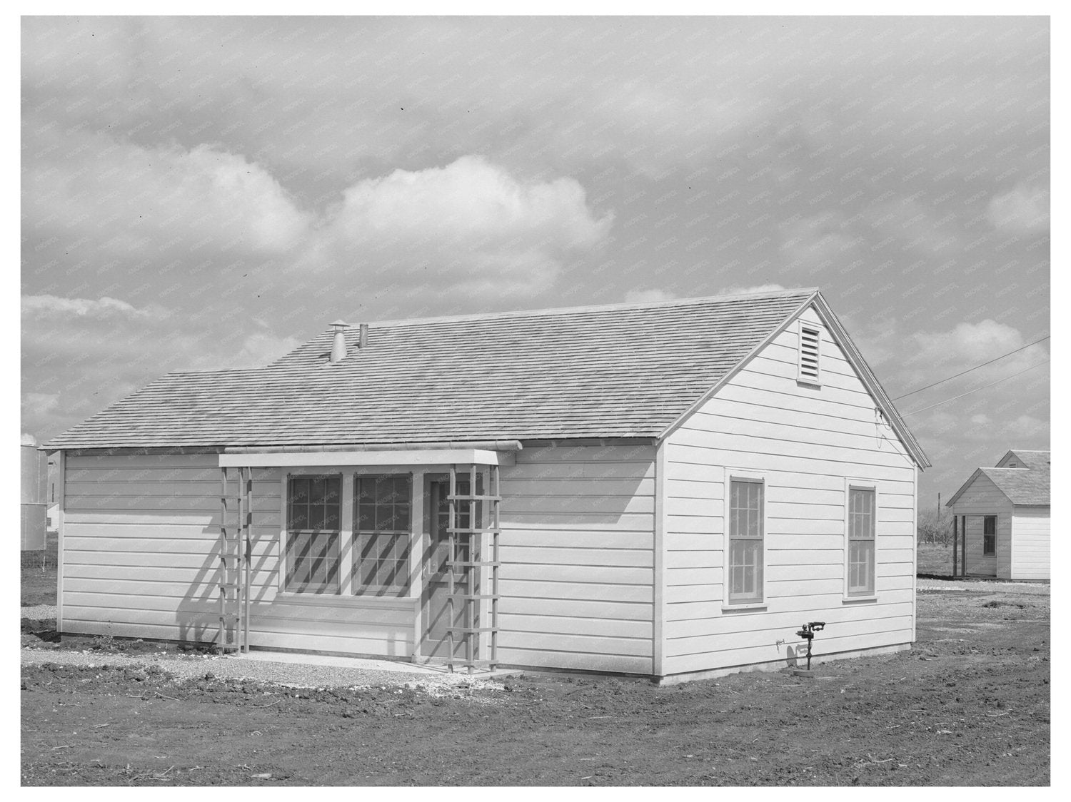 1940 Vintage House for Migratory Labor Camp in Texas