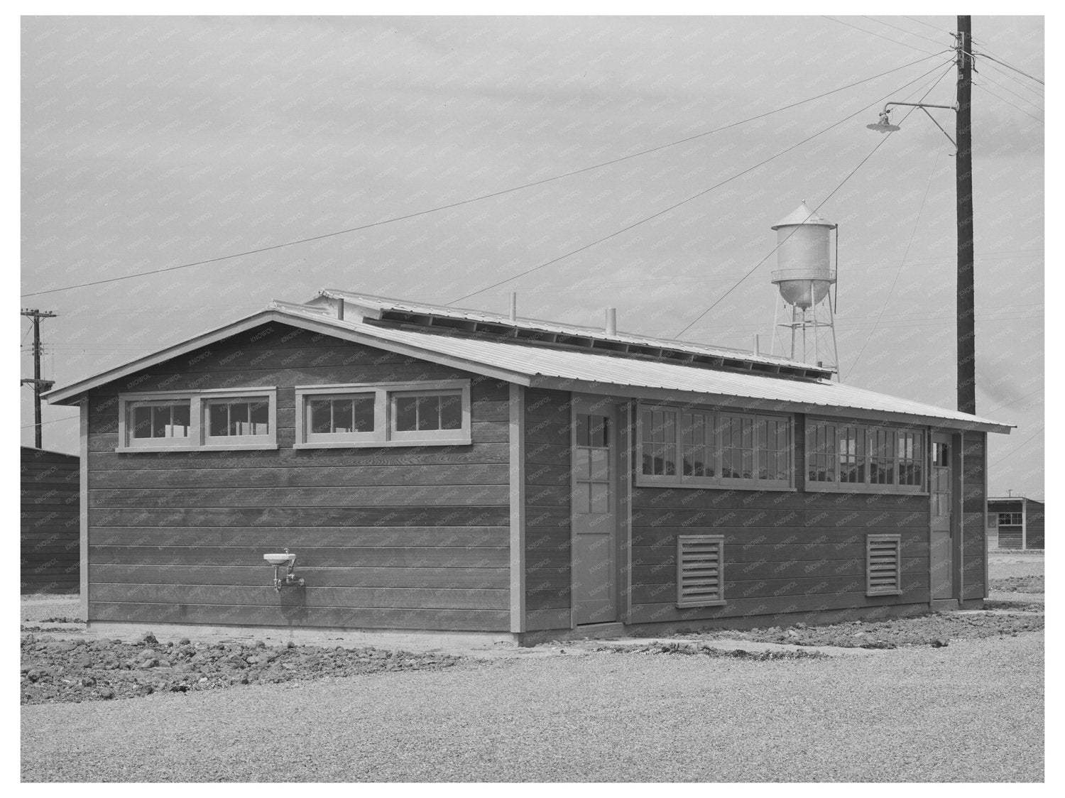 Sanitary Unit at Migratory Labor Camp Sinton Texas 1940