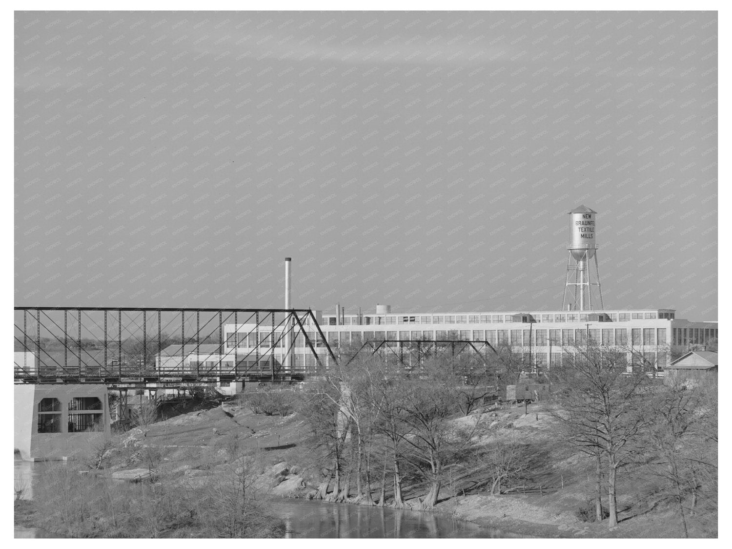 Vintage Textile Mills in New Braunfels Texas March 1940