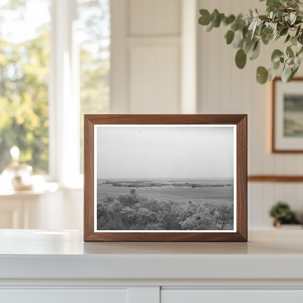 Mills County Texas Rural Landscape March 1940 Photograph