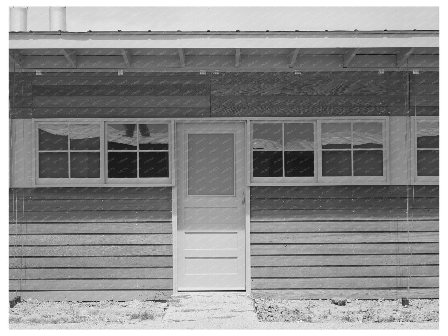 Migratory Labor Camp Entrance Sinton Texas March 1940