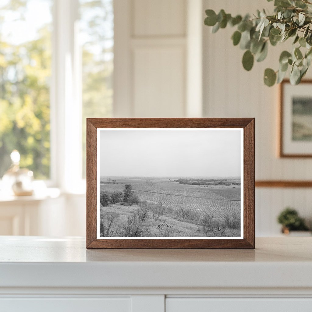 Mills County Texas Farming Landscape March 1940