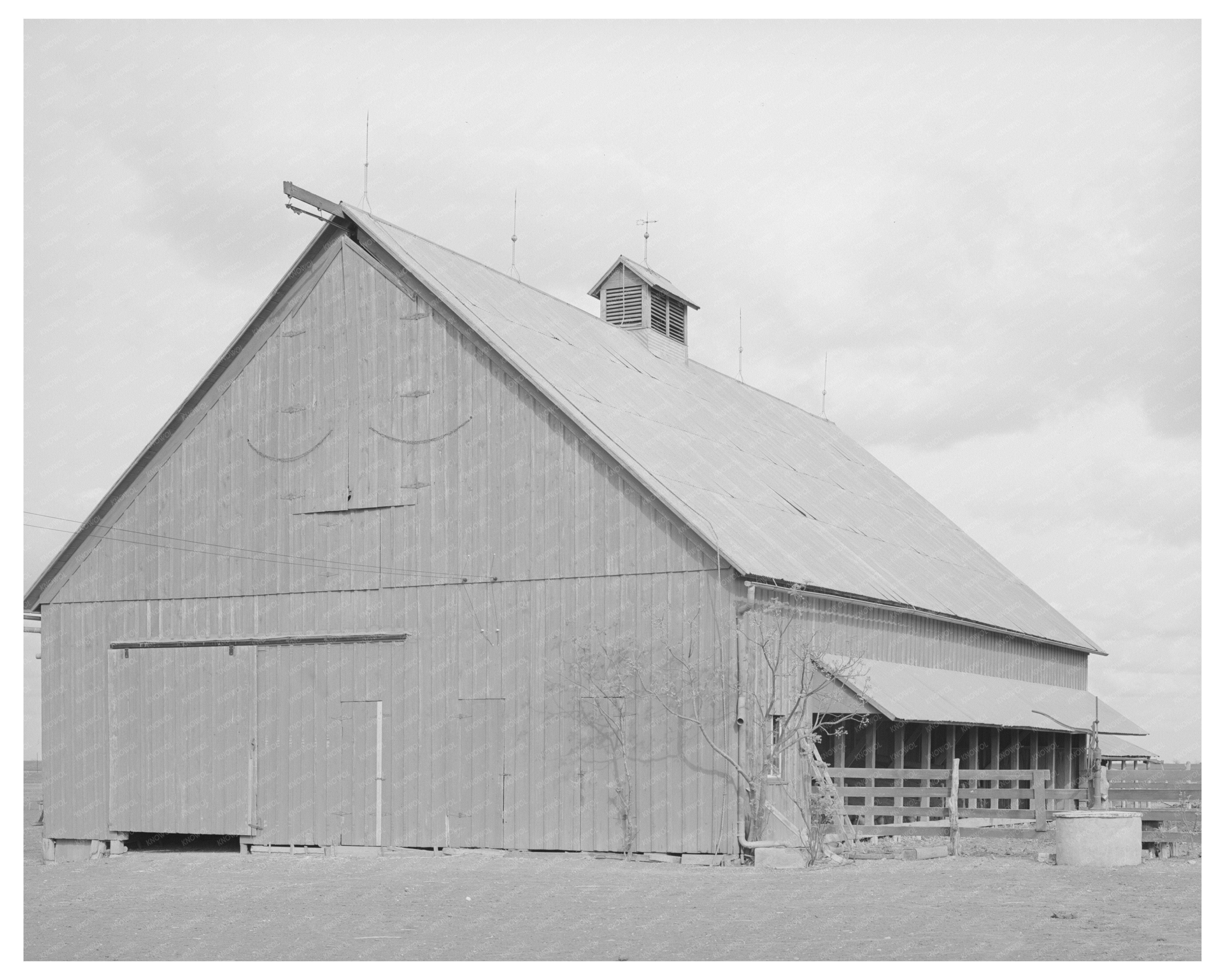Barn on Cotton Farm Travis County Texas March 1940