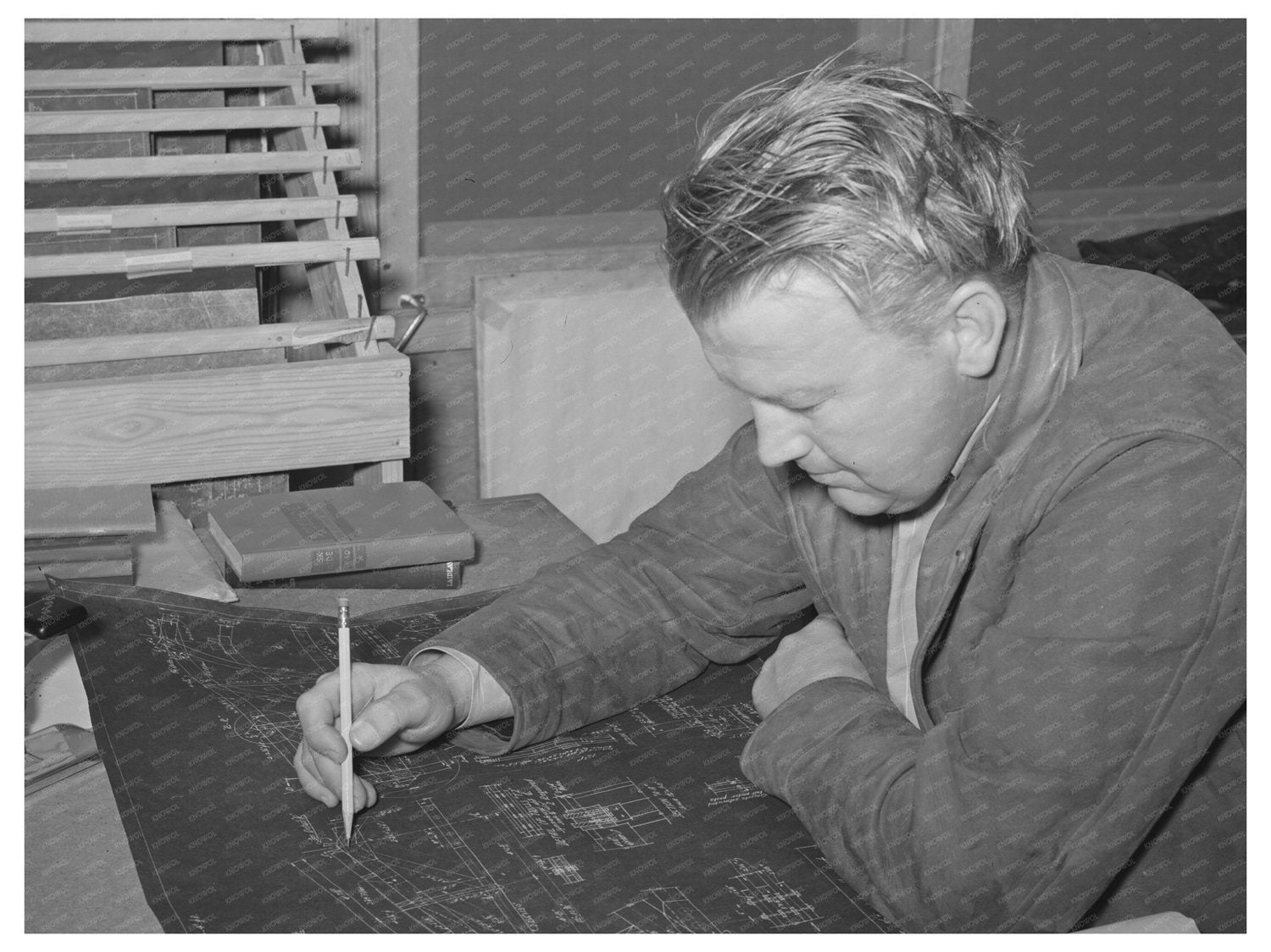 1940 Construction Manager Migratory Labor Camp Sinton Texas