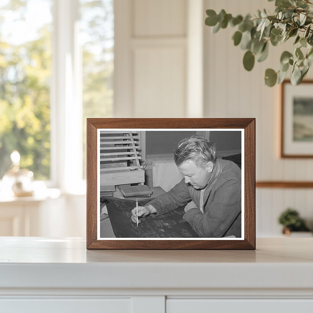 1940 Construction Manager Migratory Labor Camp Sinton Texas