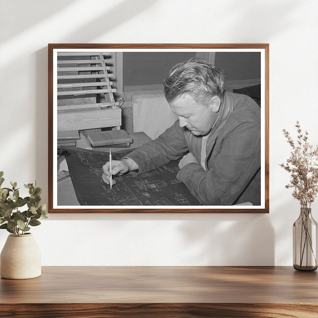 1940 Construction Manager Migratory Labor Camp Sinton Texas