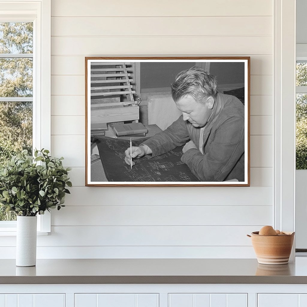 1940 Construction Manager Migratory Labor Camp Sinton Texas