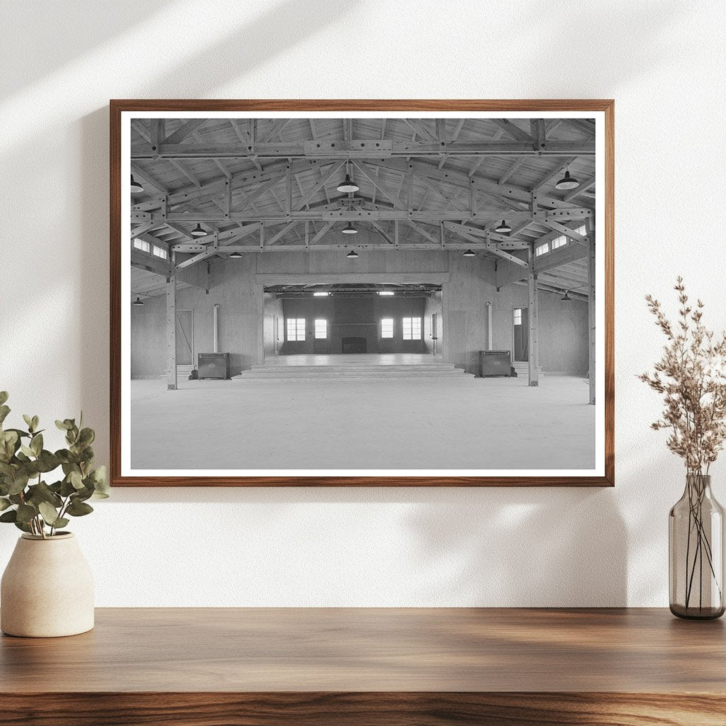 Community Building in Migratory Labor Camp Sinton Texas 1940