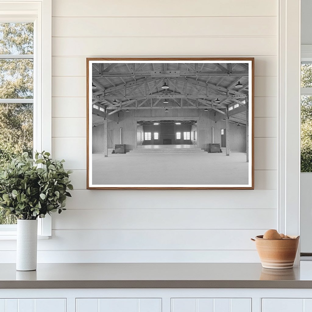 Community Building in Migratory Labor Camp Sinton Texas 1940