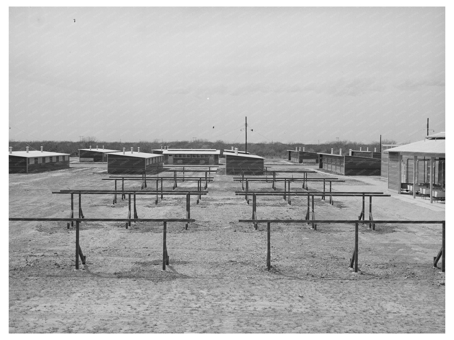 Migrant Labor Camp Laundry Sinton Texas March 1940