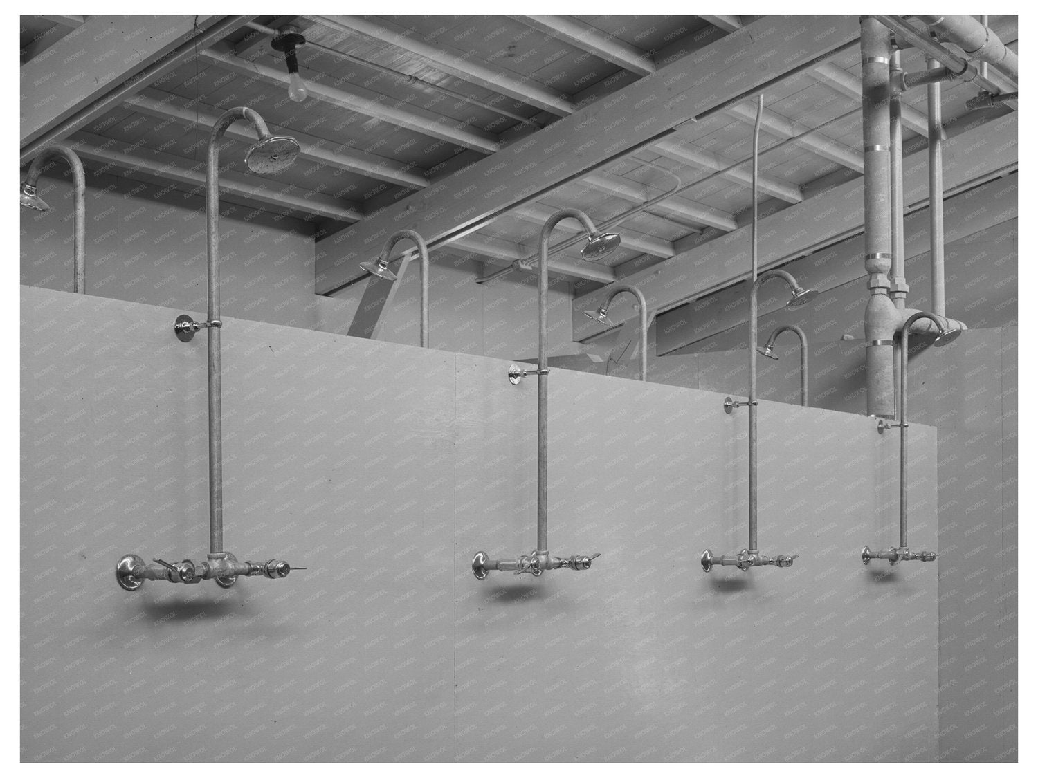Sanitary Unit for Men at Sinton Labor Camp March 1940