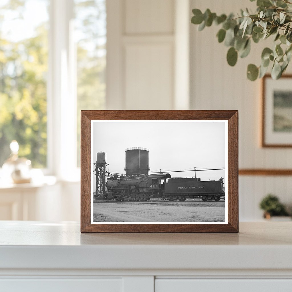 Big Spring Texas Railway Switching Engine March 1940