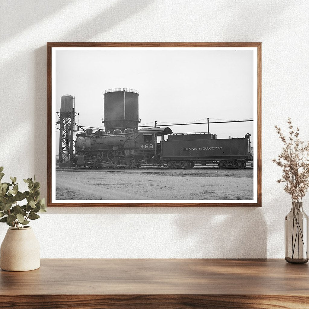 Big Spring Texas Railway Switching Engine March 1940