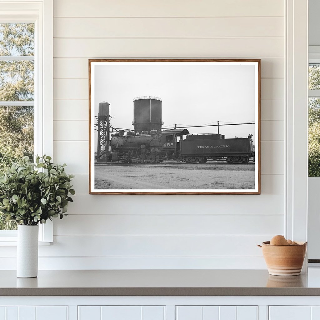 Big Spring Texas Railway Switching Engine March 1940