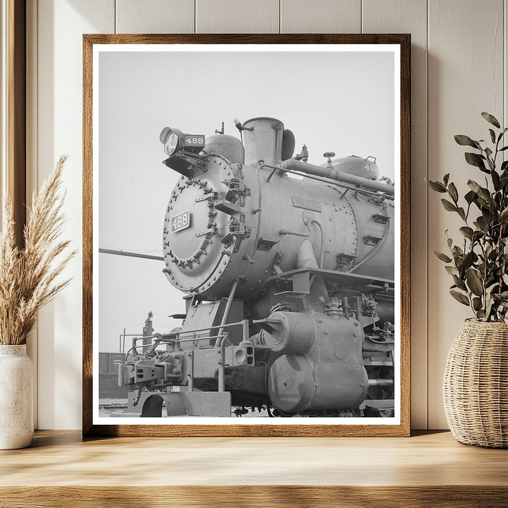 Switching Engine in Big Spring Texas March 1940