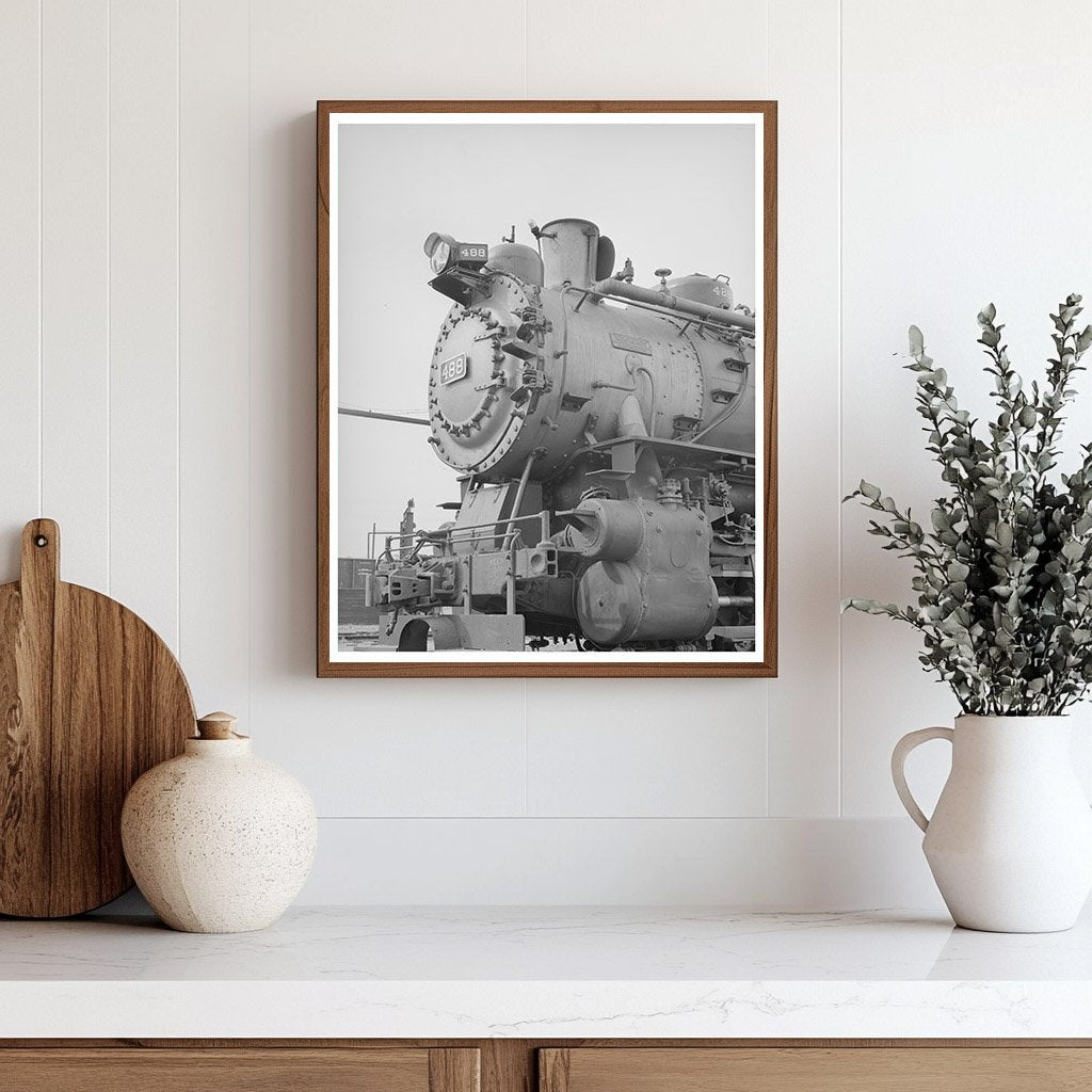 Switching Engine in Big Spring Texas March 1940