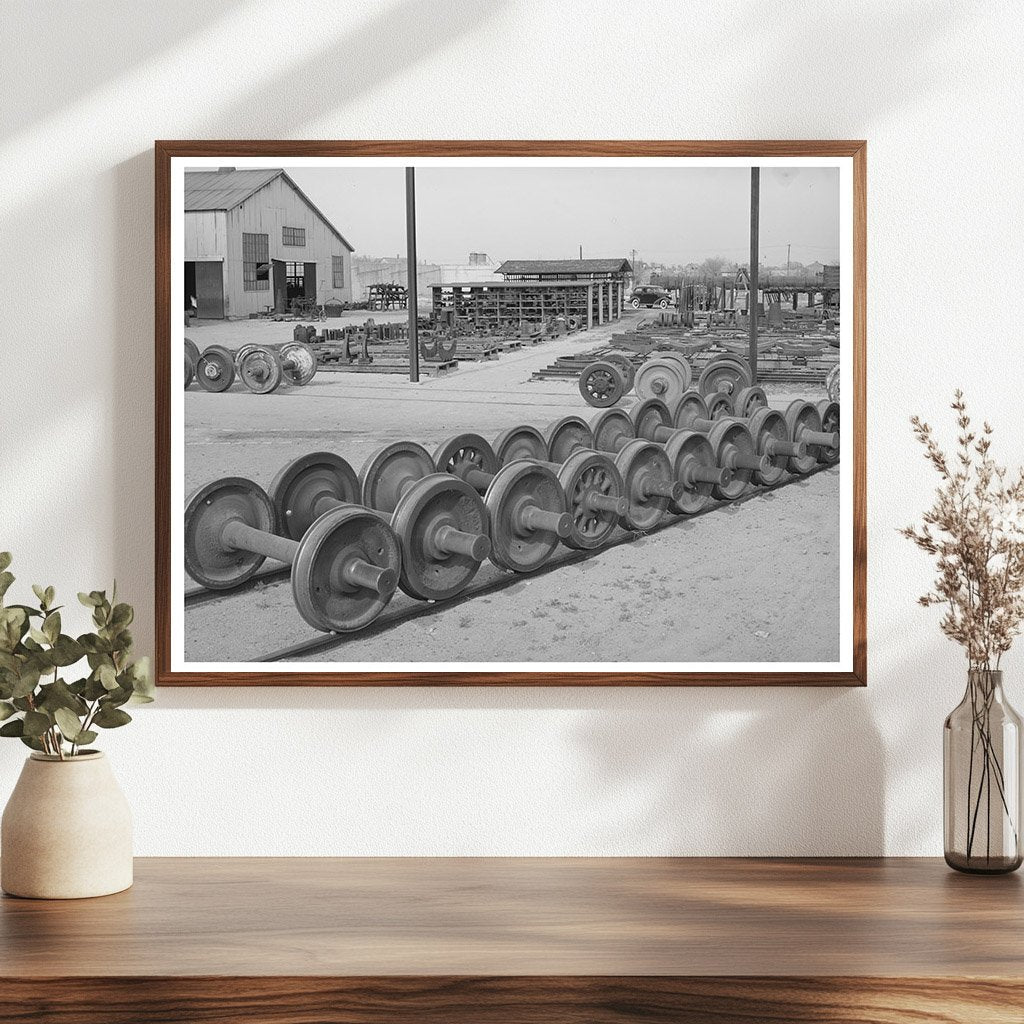 Vintage Car Wheels and Equipment at Big Spring Texas 1940