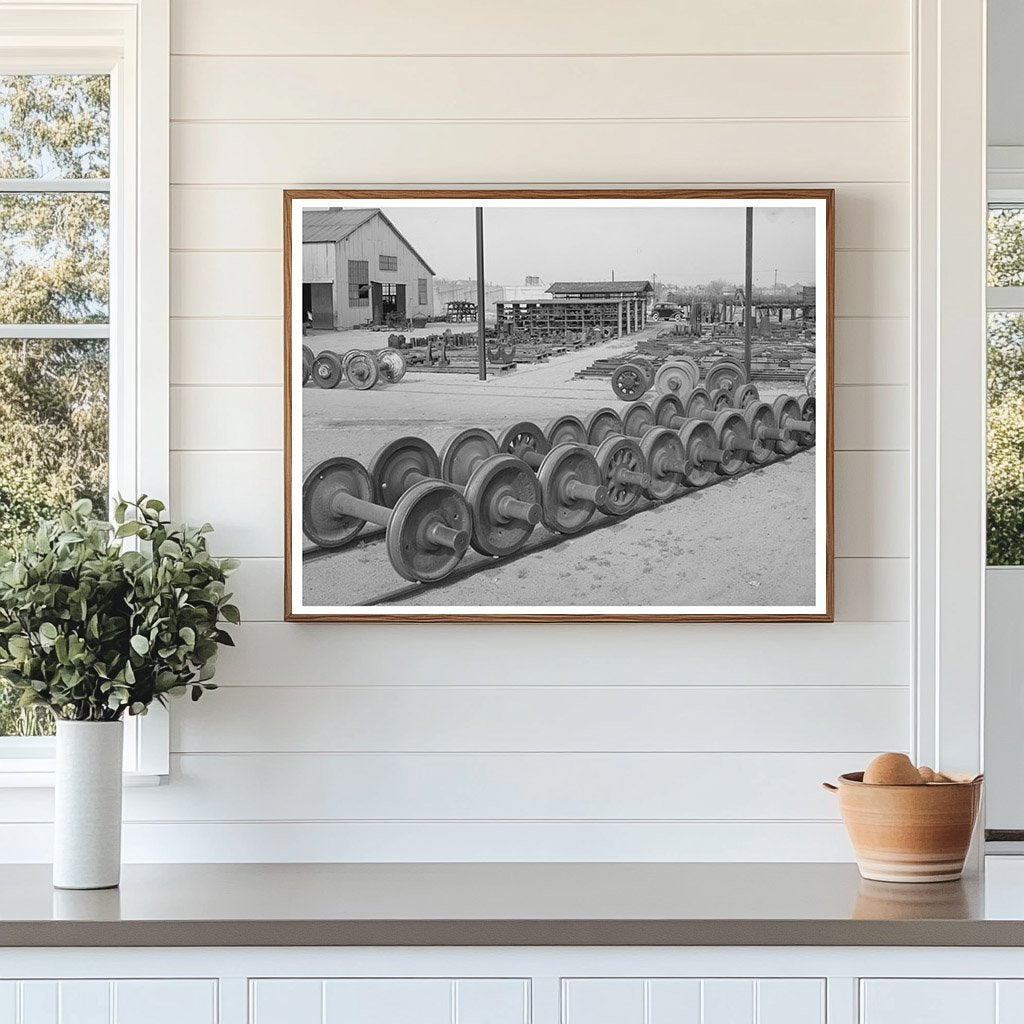 Vintage Car Wheels and Equipment at Big Spring Texas 1940