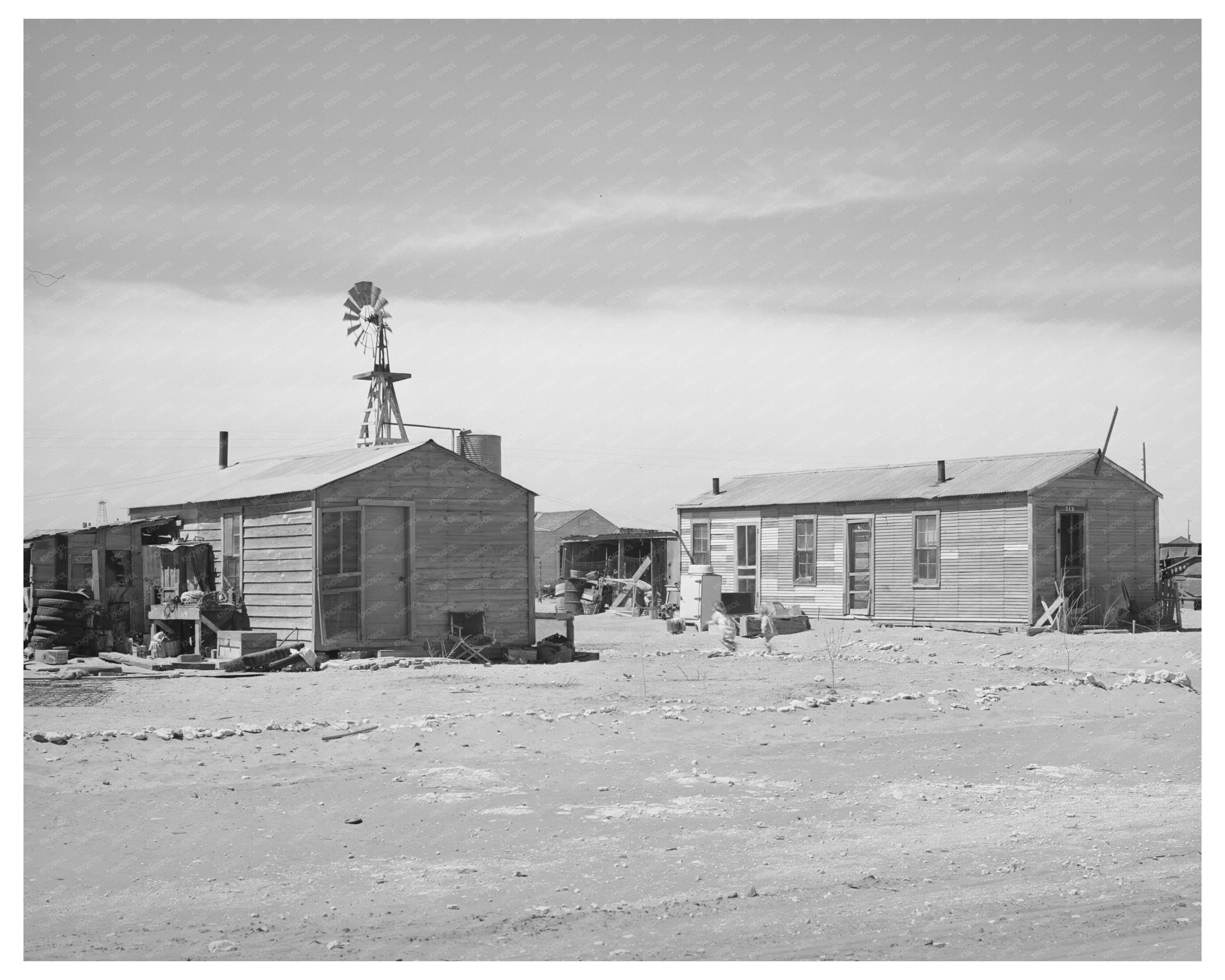 Hobbs New Mexico Oil Field Workers Houses March 1940