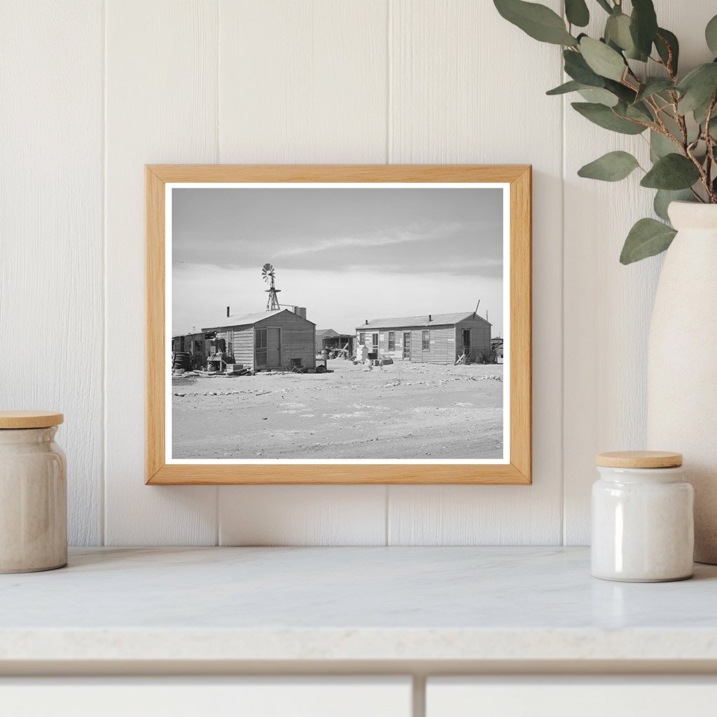 Hobbs New Mexico Oil Field Workers Houses March 1940