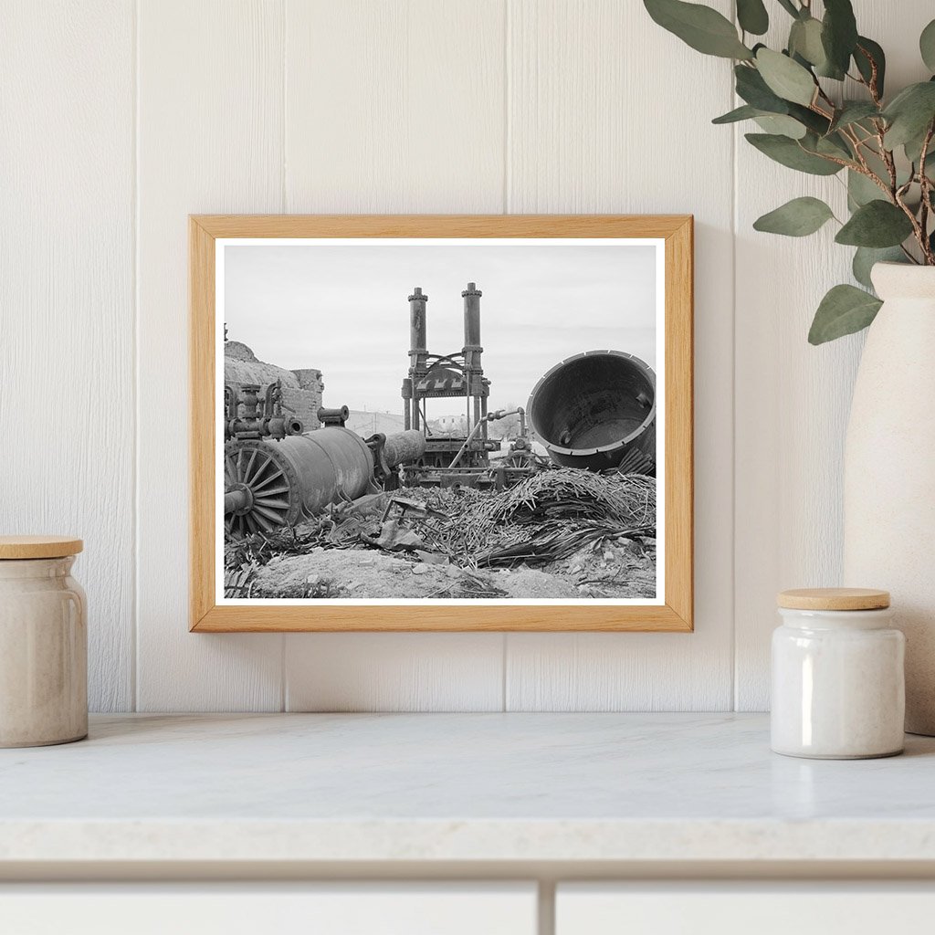 Cotton Gin Fire Wreckage Big Spring Texas March 1940