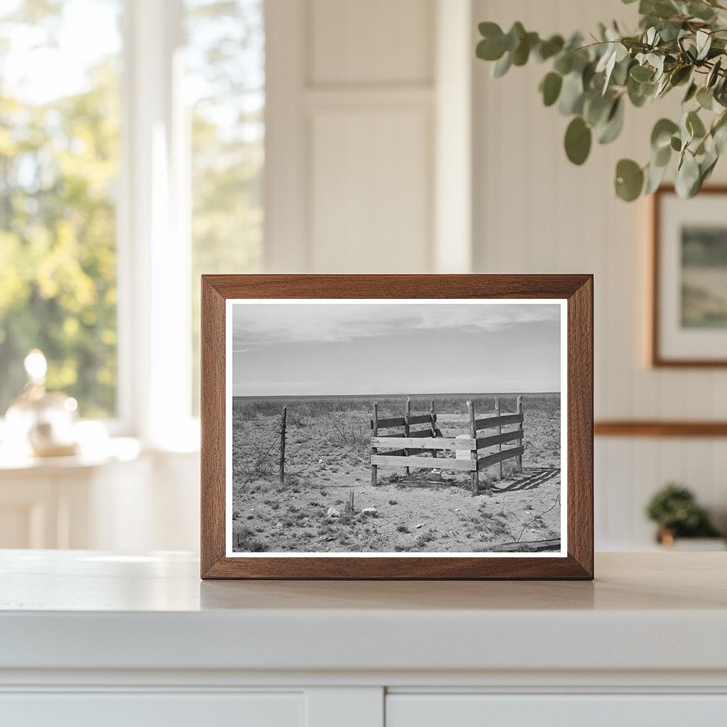Solitary Grave on High Plains Dawson County Texas 1940