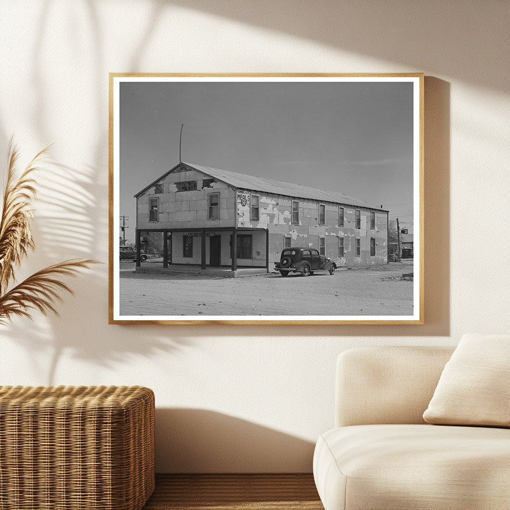 Hobbs New Mexico Boarding House Vintage Photo March 1940