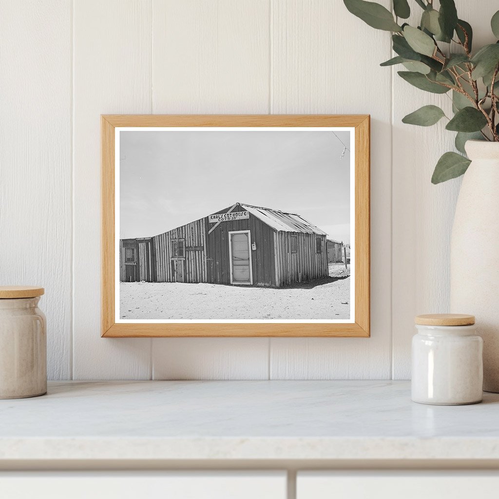 Cot House in Hobbs New Mexico 1940 Oil Boom Era