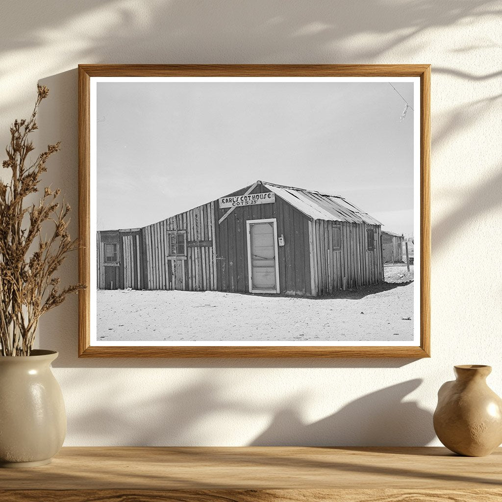 Cot House in Hobbs New Mexico 1940 Oil Boom Era