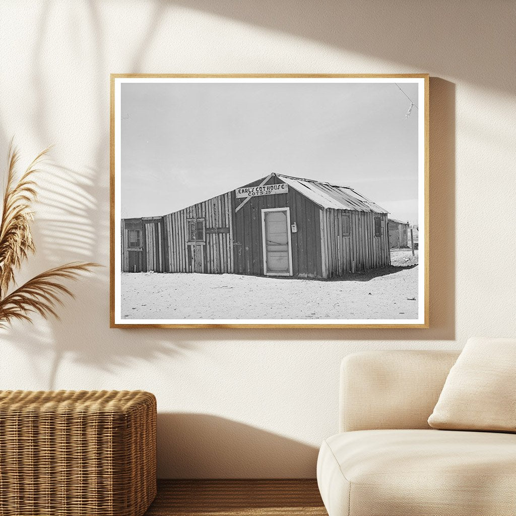 Cot House in Hobbs New Mexico 1940 Oil Boom Era