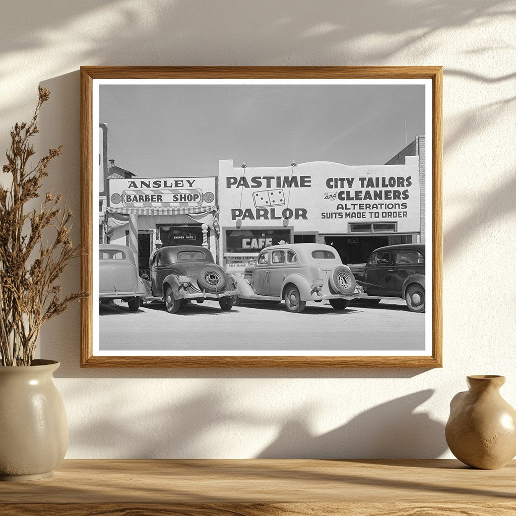 Hobbs New Mexico Main Street Shops March 1940