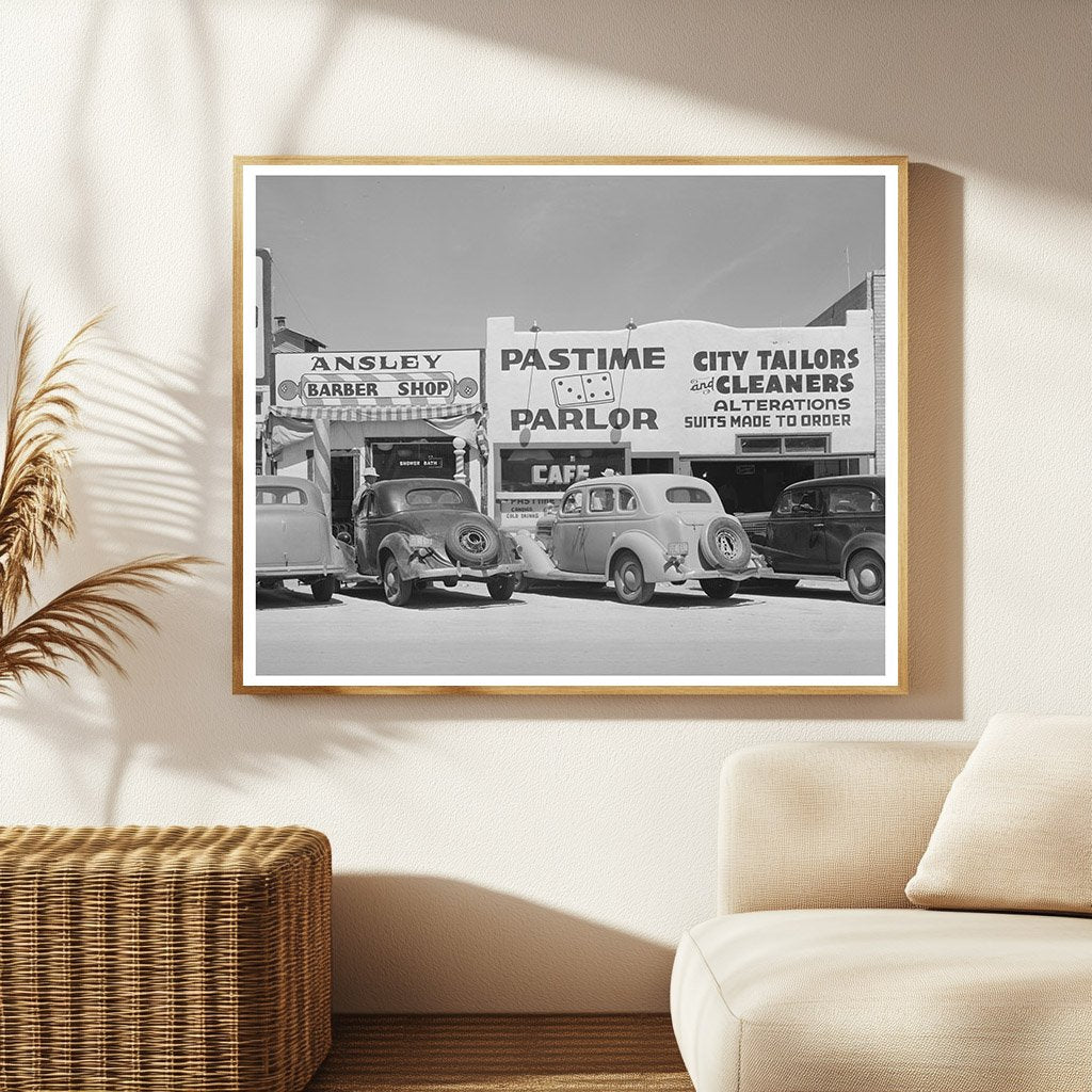 Hobbs New Mexico Main Street Shops March 1940