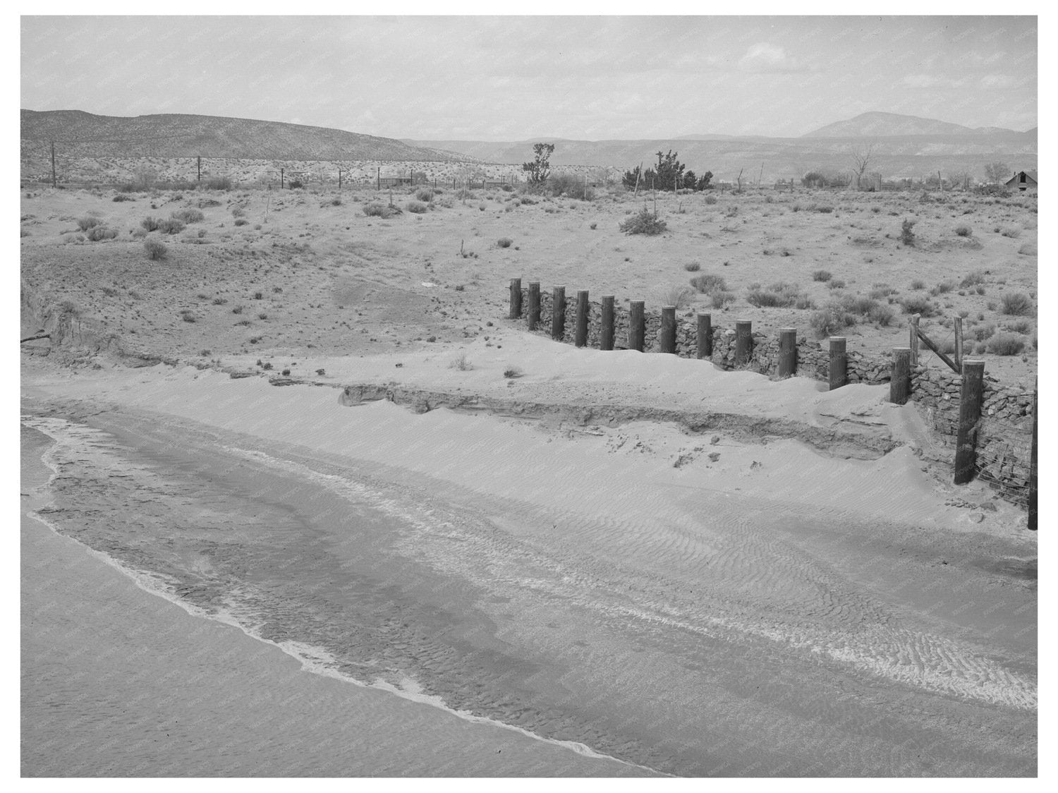 Wash of the Rio de Los Vacas San Ysidro New Mexico 1940