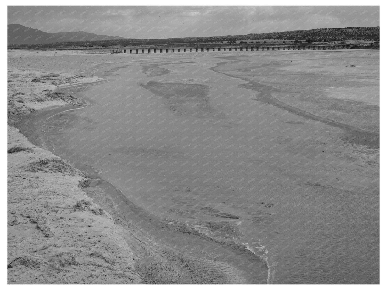 Rio de Los Vacas San Ysidro New Mexico April 1940