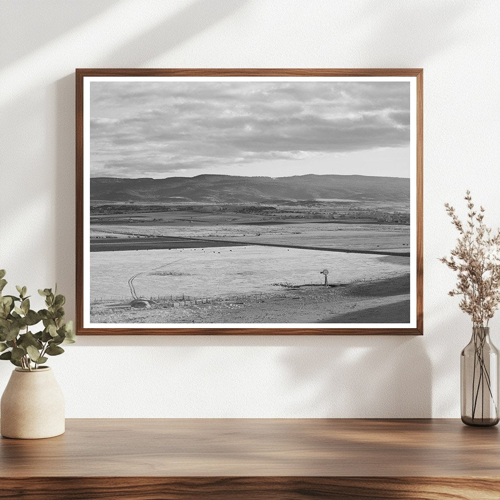 Valley of Little Colorado River Arizona Flood Irrigation 1940