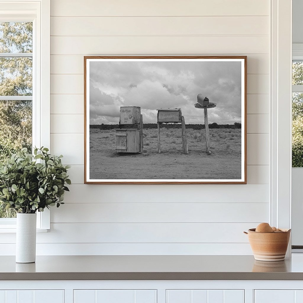 Mailboxes in Catron County New Mexico April 1940