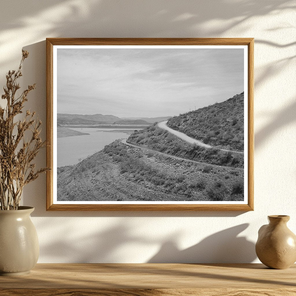 Roosevelt Dam Reservoir Gila County Arizona April 1940